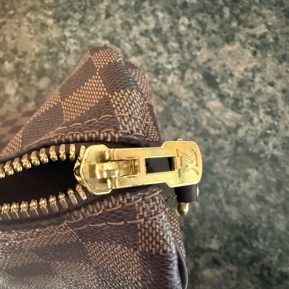 Louis Vuitton Brown Checkered Satchel - Picture 6 of 10